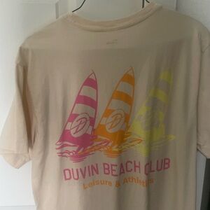 Duvin Beach Club Graphic Tee - Pink, Orange, Yellow
